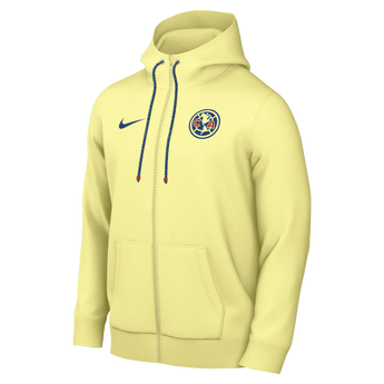 Men's Club América Yellow Authentic Nike Pullover Hoodie