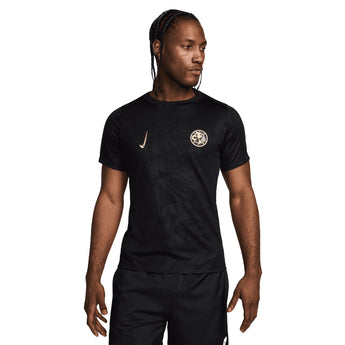 Men's Club América Black Nike Short Sleeve Tee