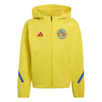 Ameri　UND LAYERED STADIUM JUMPER Organic Oversized 1/4 Zip Sweatshirt - Ecru