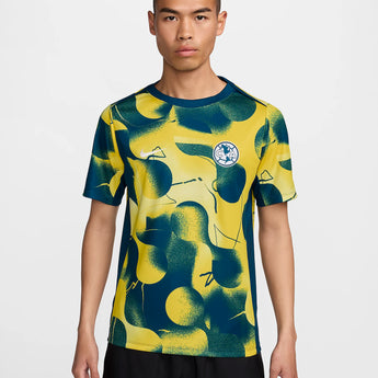 Men's Club América Yellow Nike Short Sleeve Tee